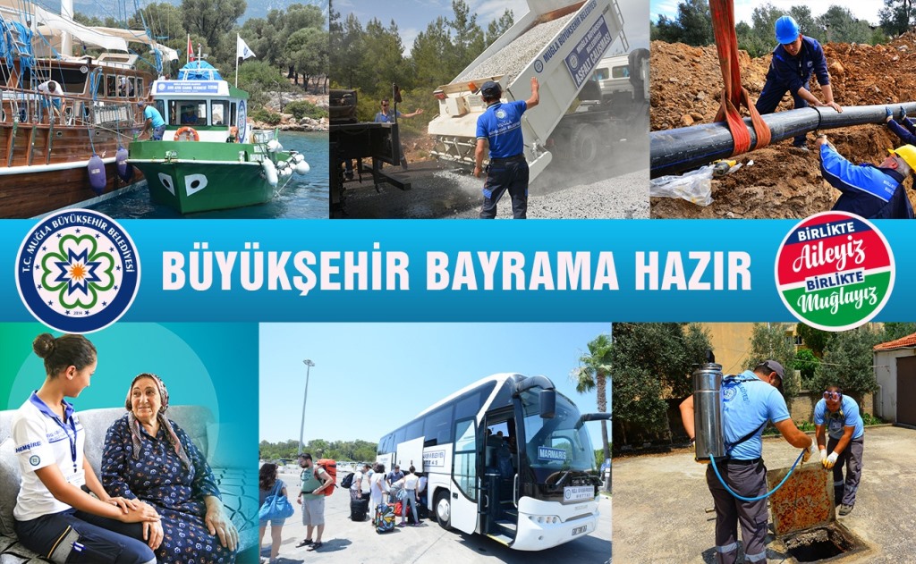 Büyükşehir Ekipleri Bayramda 24 Saat Görev Başında