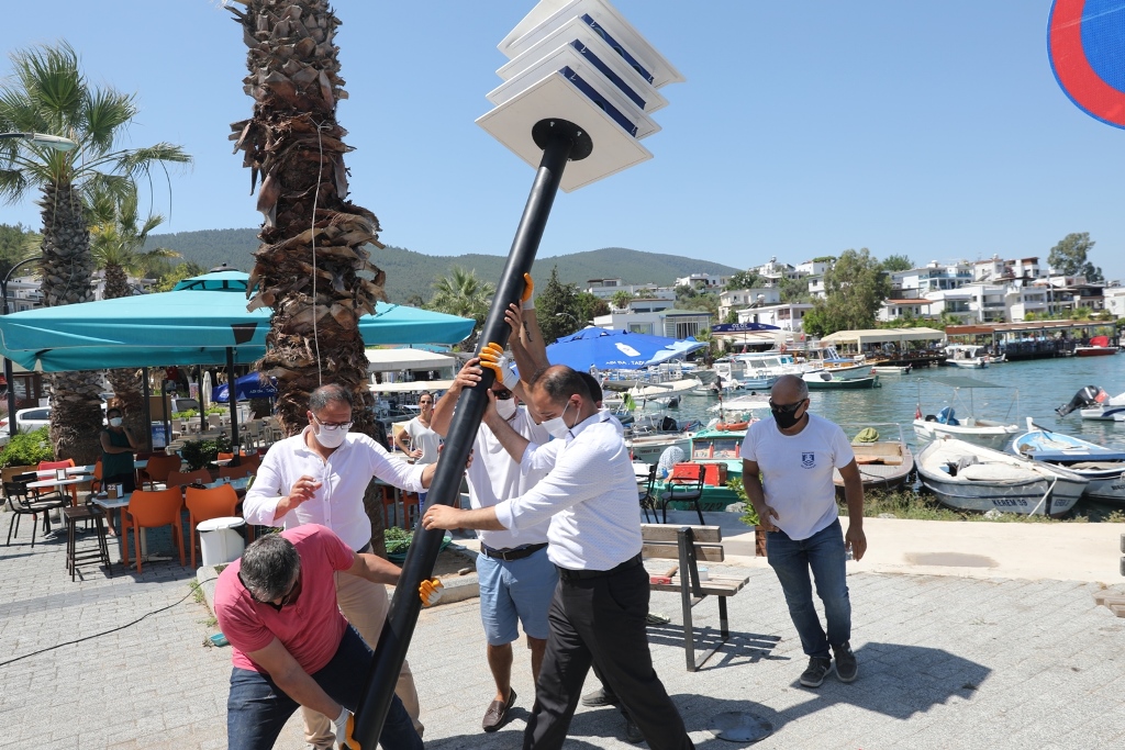 Güvercin yuvalarının yerleştirilmesine Güvercinlik’ten başlandı