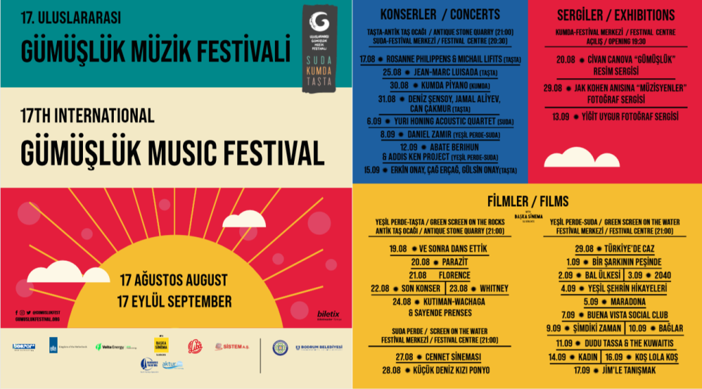 17. Uluslararası Gümüşlük Müzik Festivali 17 Ağustos’ta Başlıyor