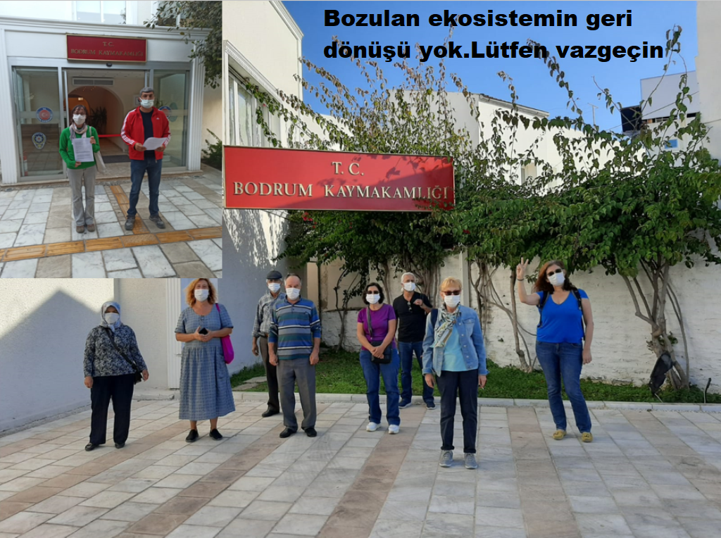 Muçep o projeye “Yarımadanın ne alt yapısı,ne trafiği ne doğası tek bir yeni yapıyı ve tesisi kaldıracak durumda değildir”diyerek itiraz etti.
