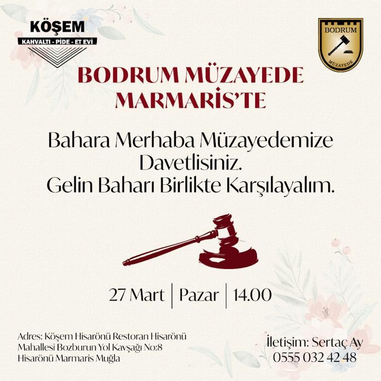 Bodrum Müzayede, “Bahara Merhaba” demeye hazırlanıyor