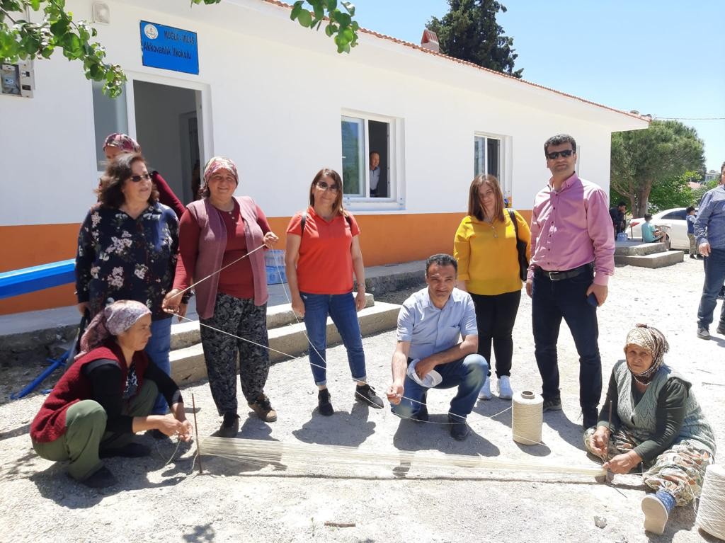 Akkovanlık İlkokulu Milas Halısı Dokuma ve Eğitim Merkezi’ne dönüştürüldü