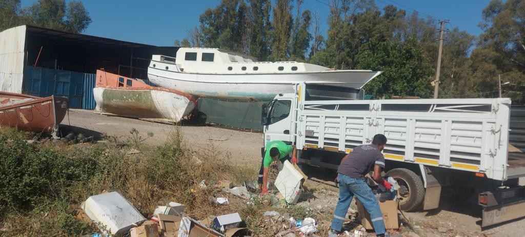 Marmaris’te 9 günde 3 bin ton çöp toplandı