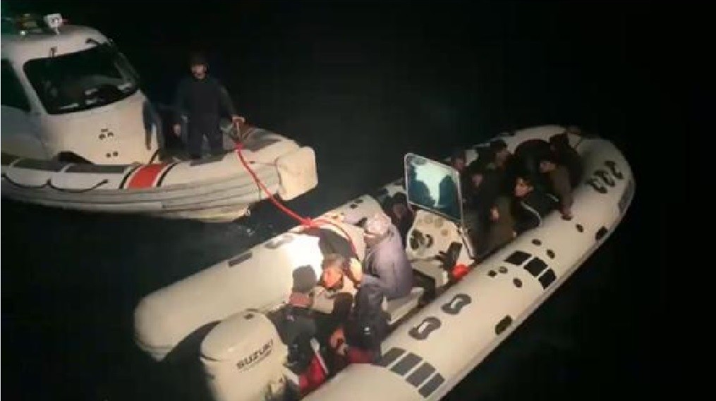 Bodrum’da 13 düzensiz göçmen yakalandı