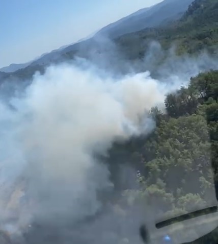 Marmaris’teki orman yangınına müdahale başladı