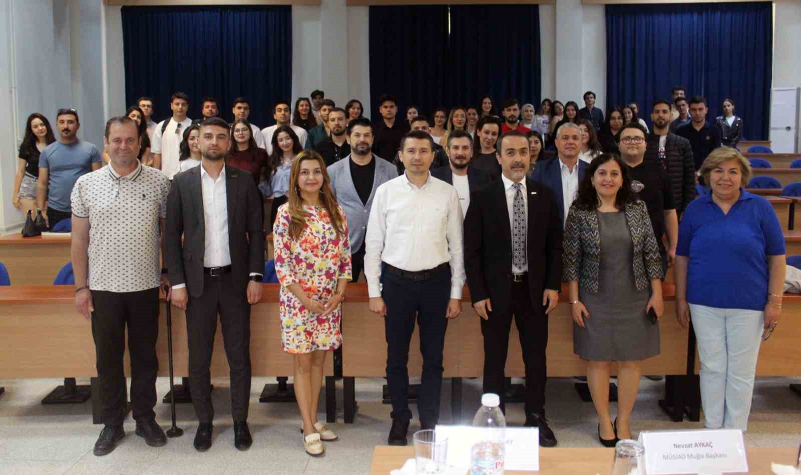 Muğla MÜSİAD Başkan ve Yardımcıları ‘Kariyer Günleri’nin konuğu oldu