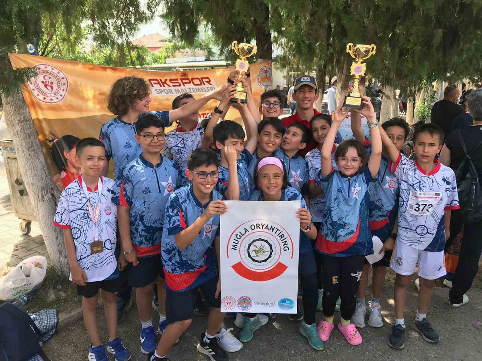 Muğla Oryantiring takımı Türkiye 2’ncisi oldu