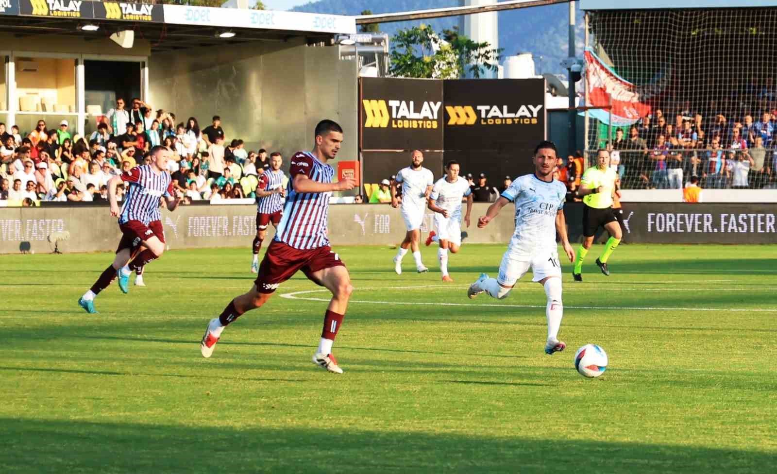 Trendyol Süper Lig: Bodrum FK: 1 – Trabzonspor: 0 (İlk yarı)
