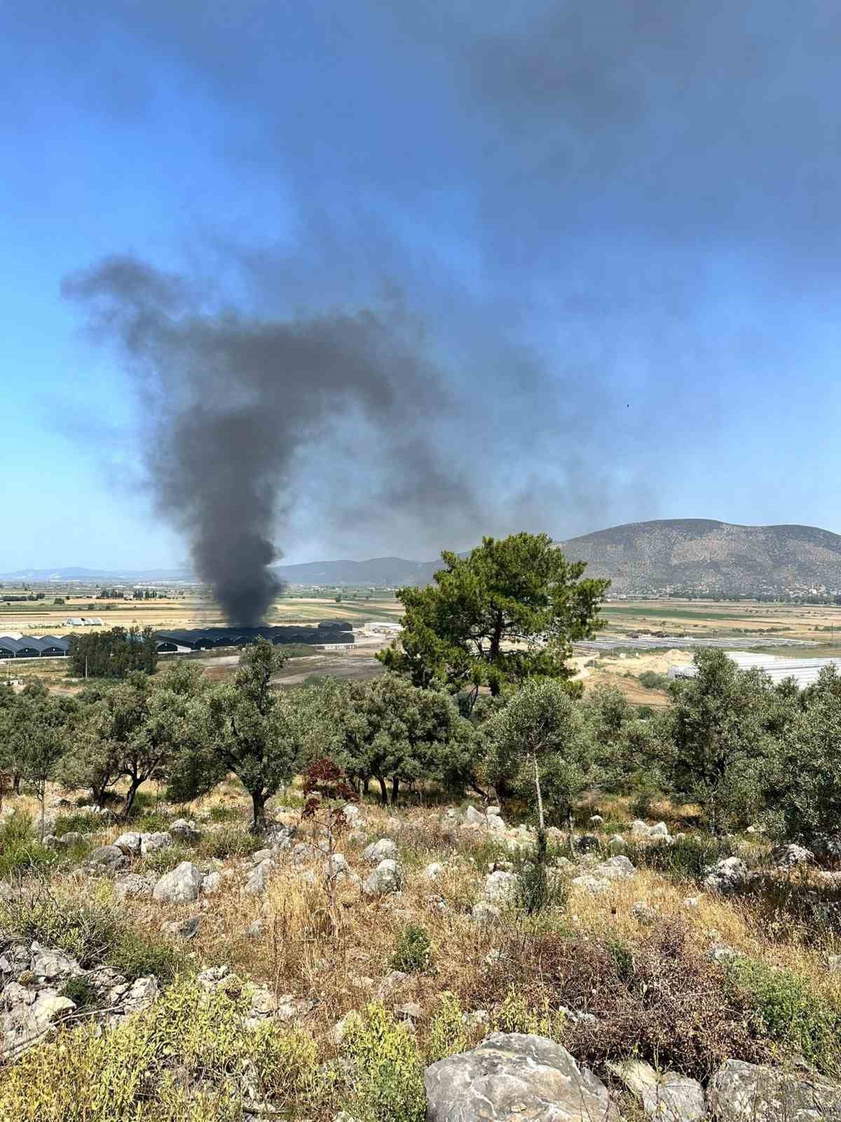 Balık Üretim Tesisi’nde yangın paniği