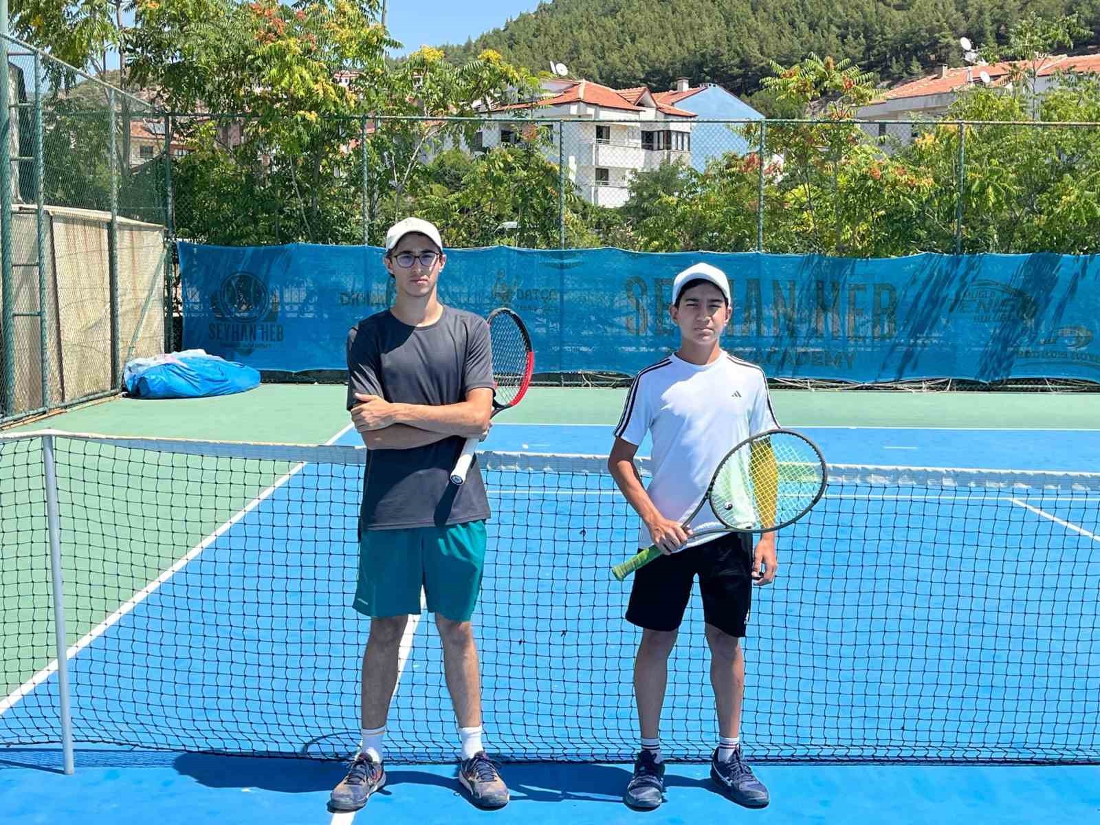Menteşe’de tenis heyecanı sona erdi