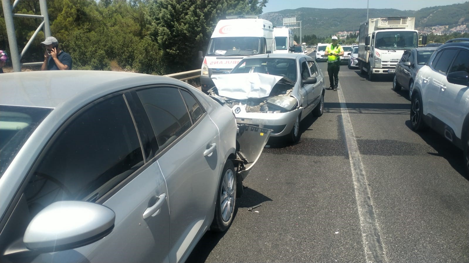 Menteşe’de trafik kazası: 3 yaralı