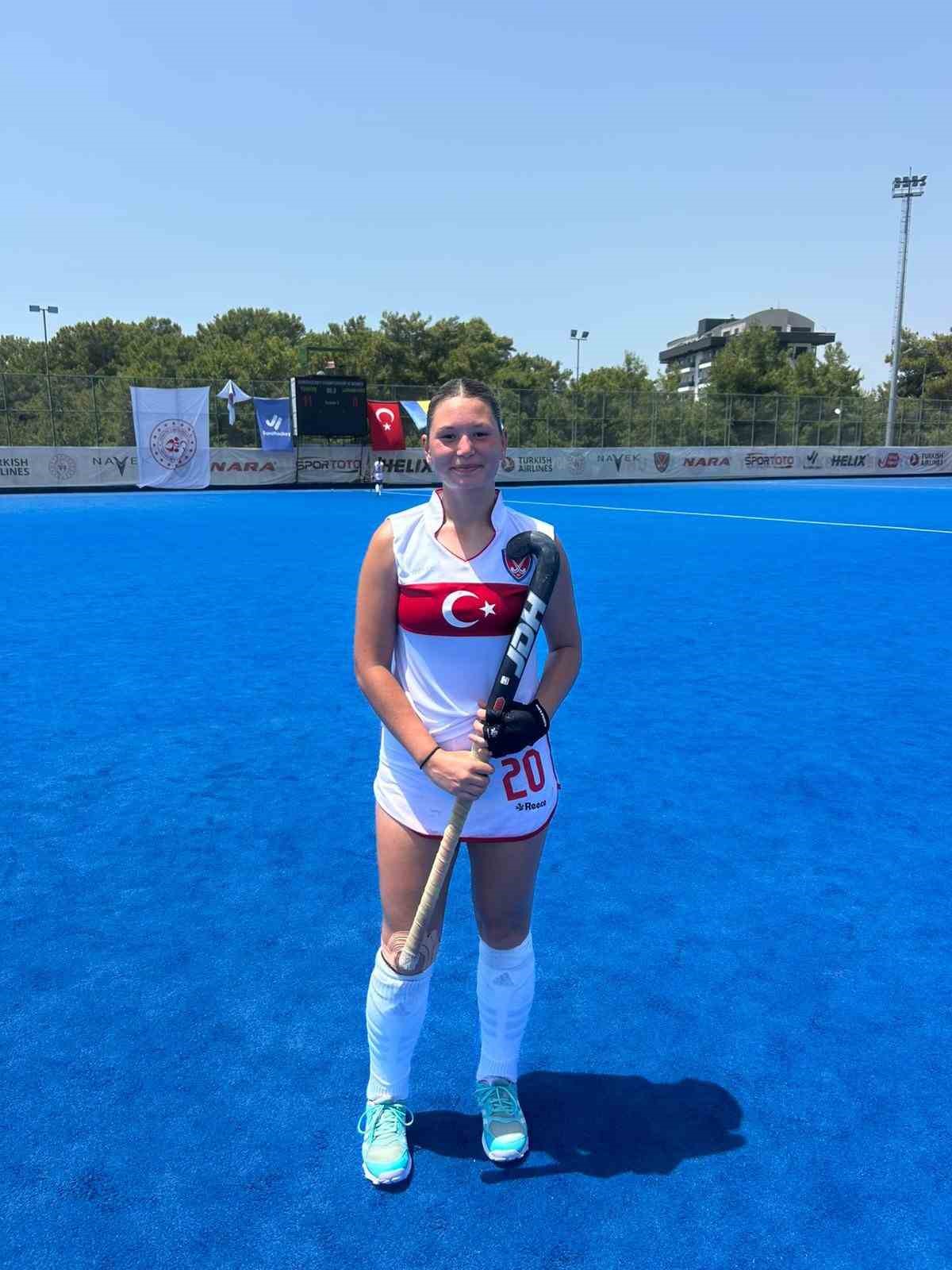 Muğlalı sporcu A Milli Takım’da ilk maçına çıktı