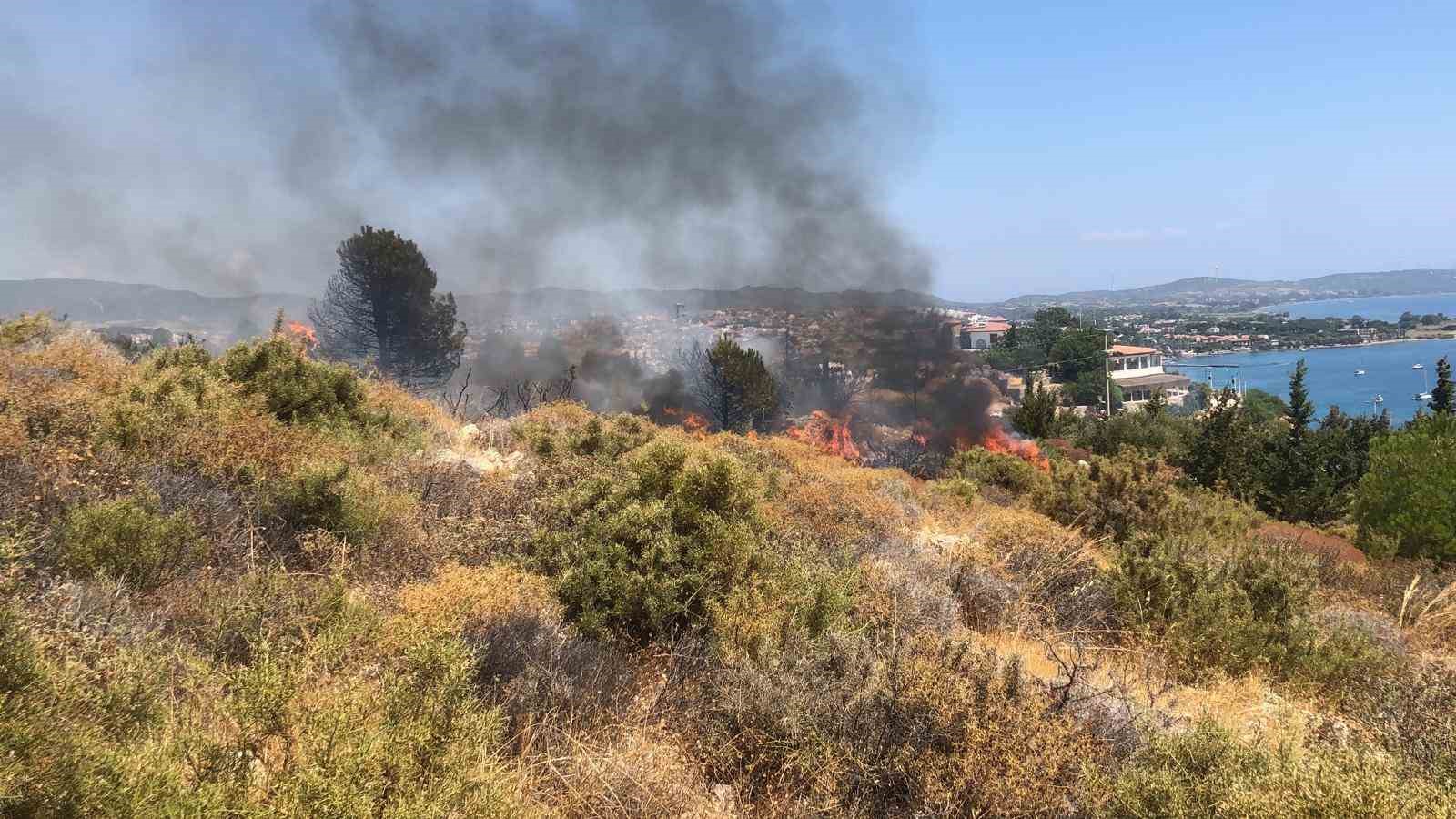 Datça’da makilik yangını kontrol altına alındı