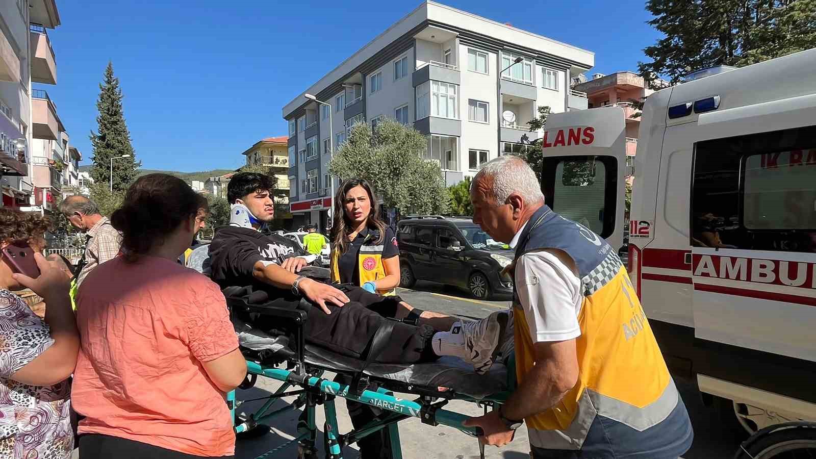 Menteşe’de trafik kazası: 1 yaralı