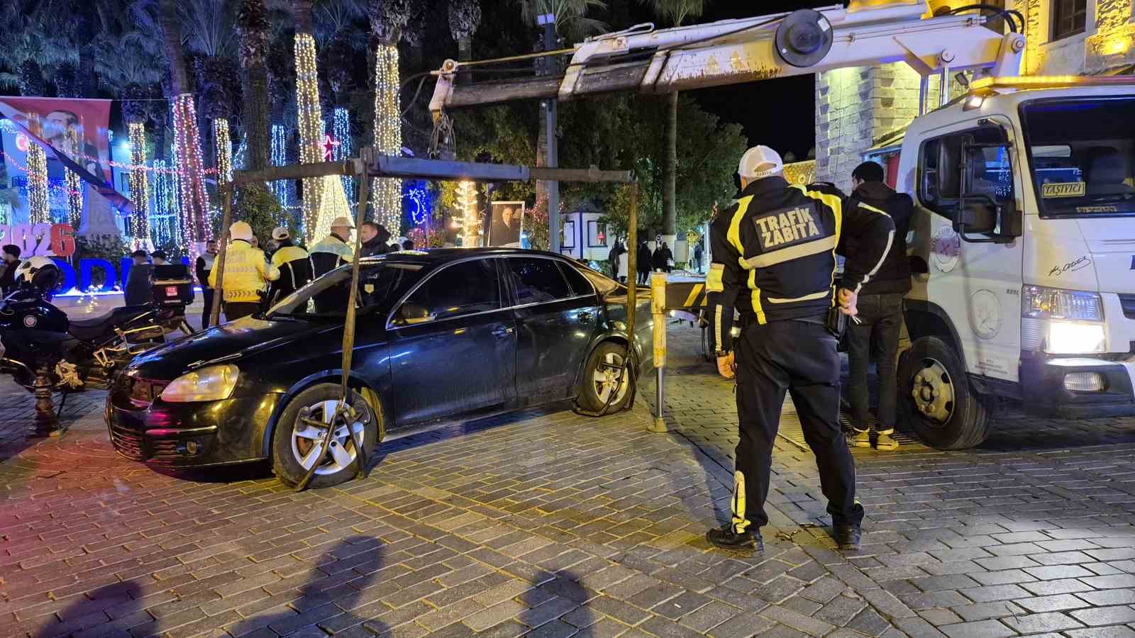 Bodrum’da polis ekiplerinden sıkı denetim