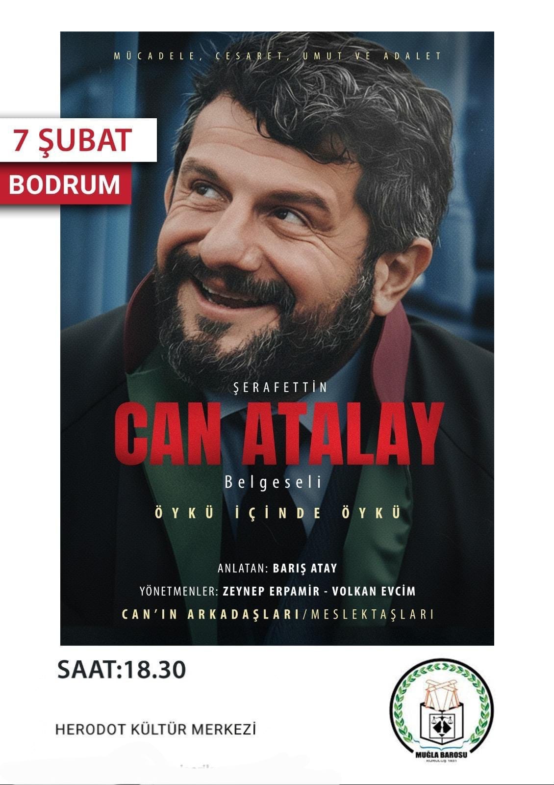 Şerafettin Can Atalay” Belgeseli Bodrum’da İzleyicilerle buluştu.