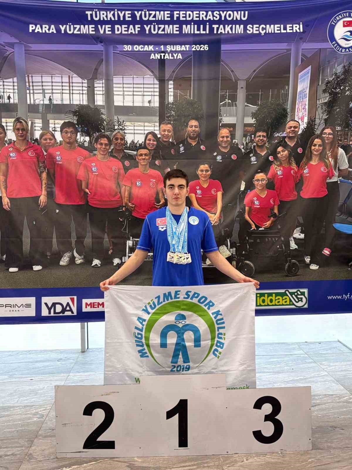 Muğlalı sporcu Akpınar, Antalya’da madalyaları topladı