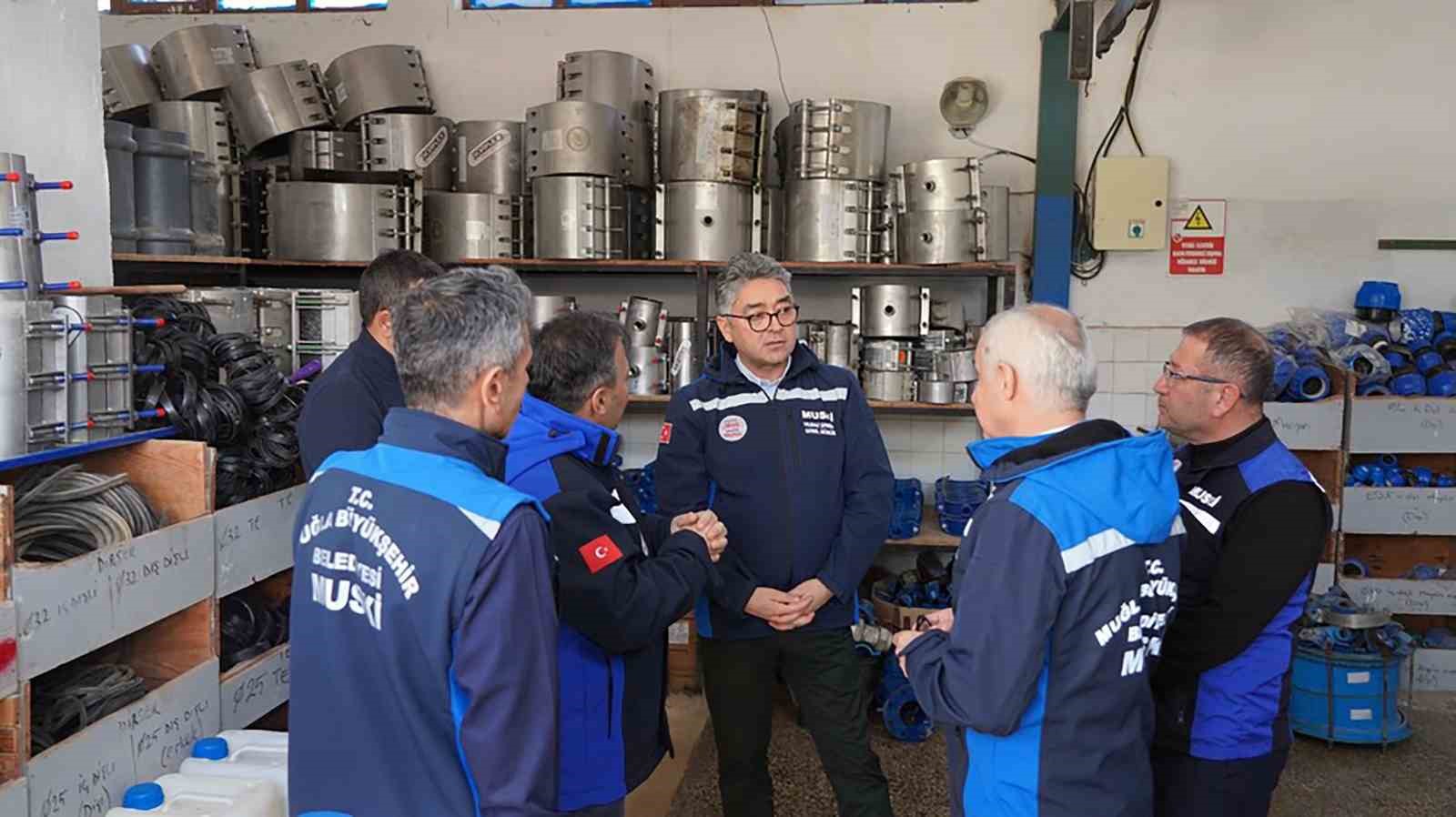 MUSKİ Genel Müdürü Şengül  yatırımları yerinde inceledi