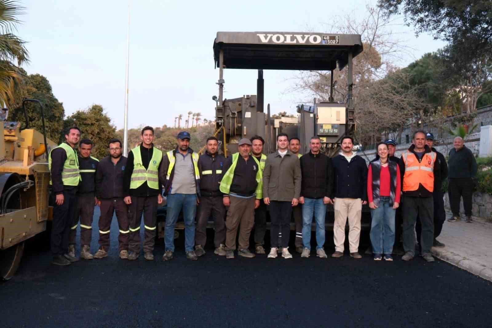 Bodrum’da Bergamut Caddesi yenilenen yüzüyle hizmete açılıyor