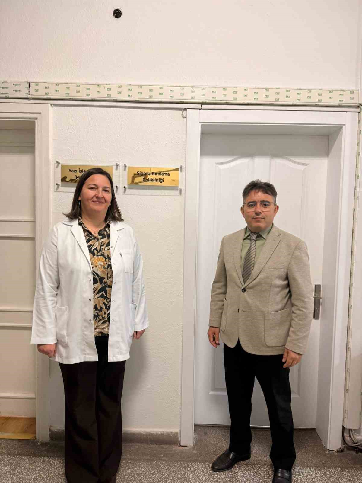 Marmaris Kaymakamlığı’nda “yerinde sigara bırakma polikliniği” kuruldu