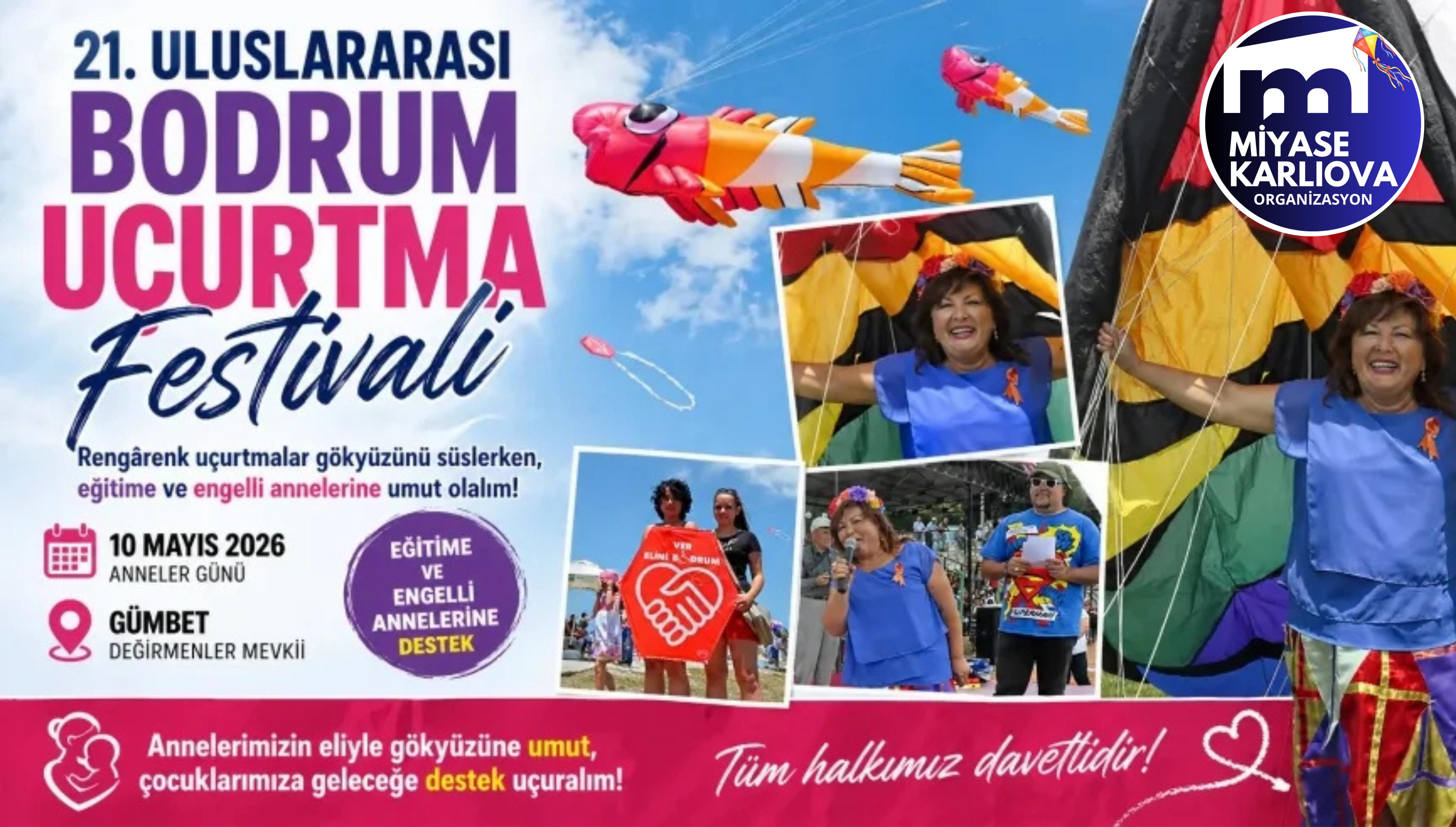 Bodrum Uçurtma Festivali, 21 yıldır Engelleri Gökyüzünde Kaldırıyor