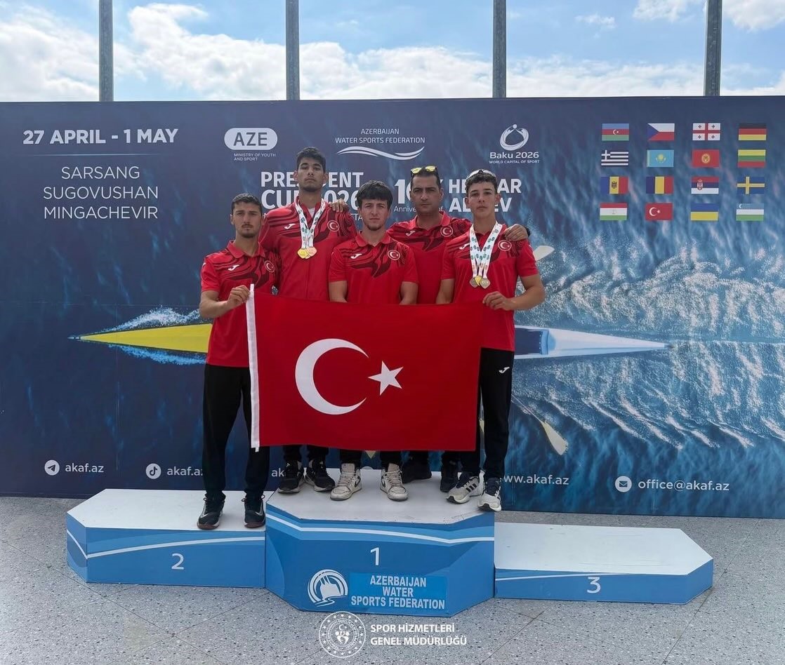 Köyceğizli kanocu Yıldırım, Azerbaycan’dan 3 madalya ile döndü