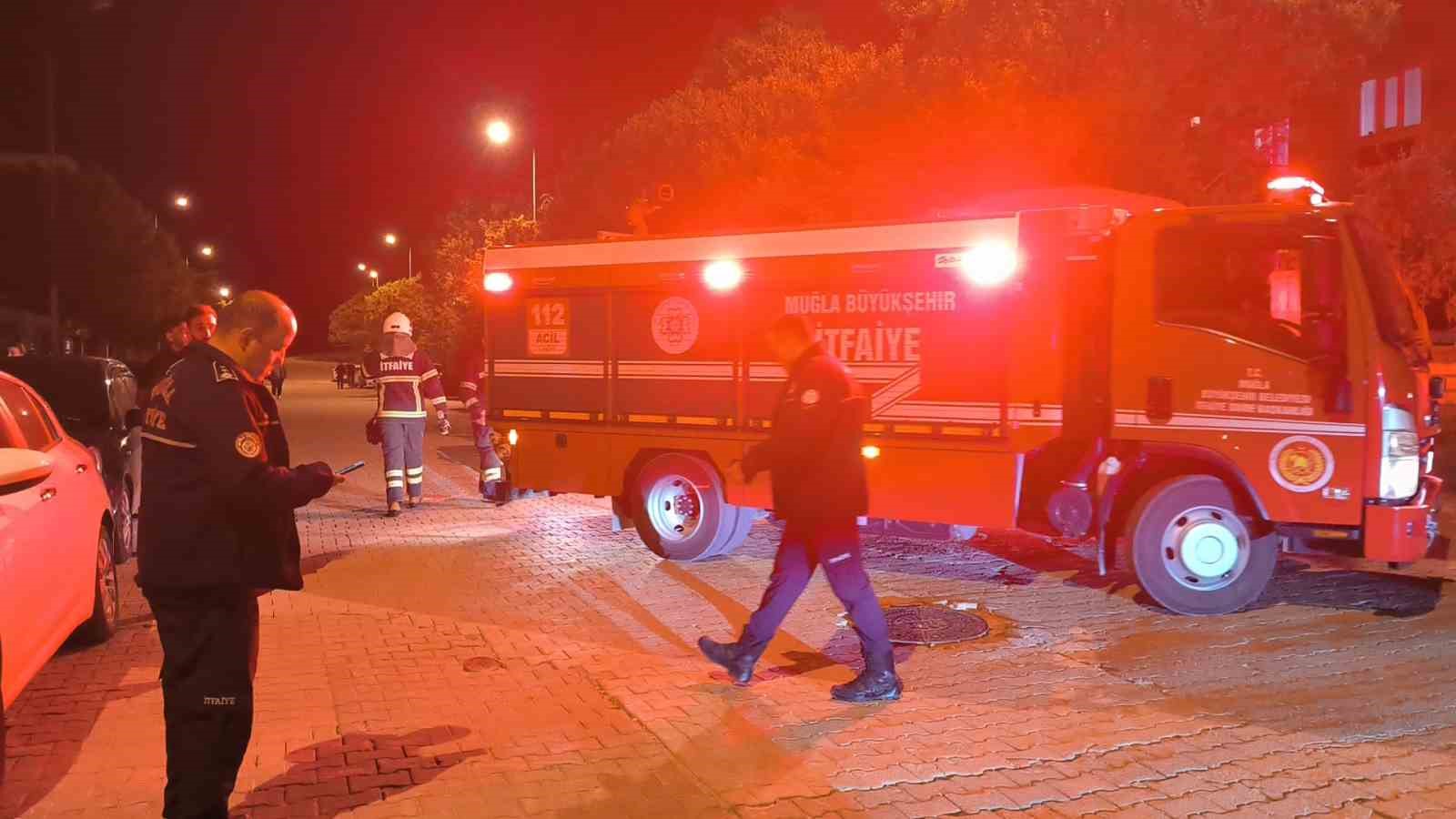 Piknik tüpündeki gaz sızıntısı ekipleri alarma geçirdi
