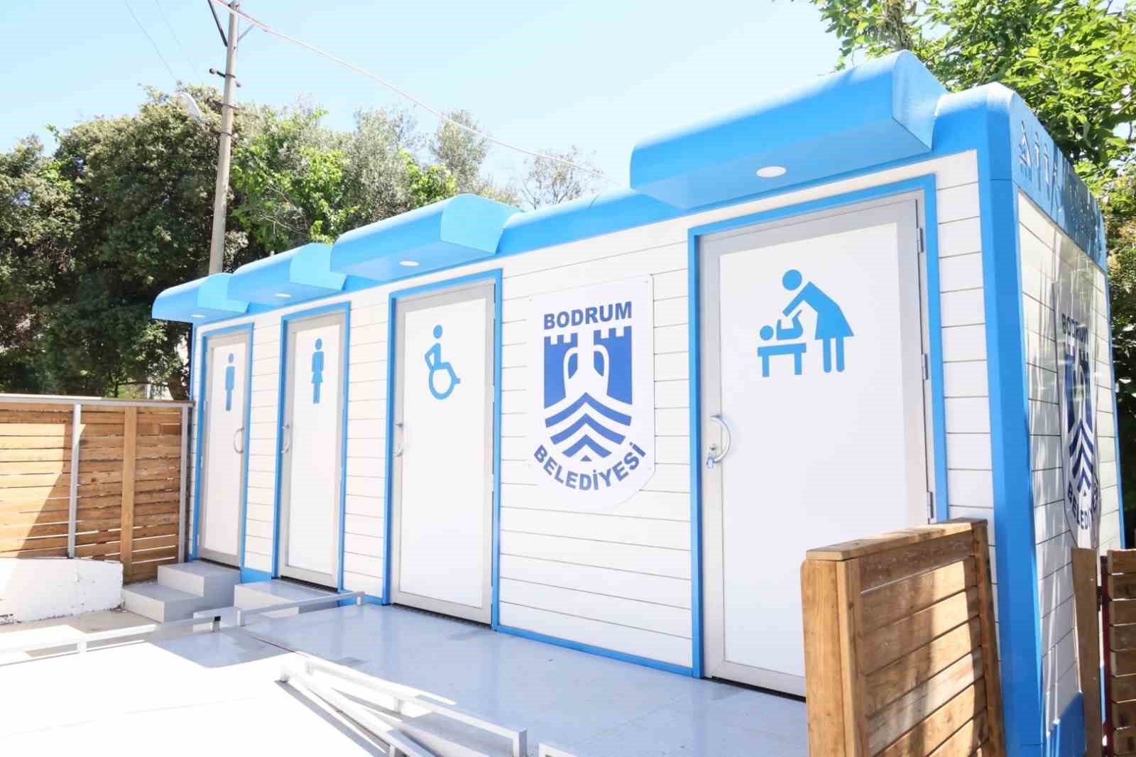 Bodrum’da modern tuvaletler hizmete alındı
