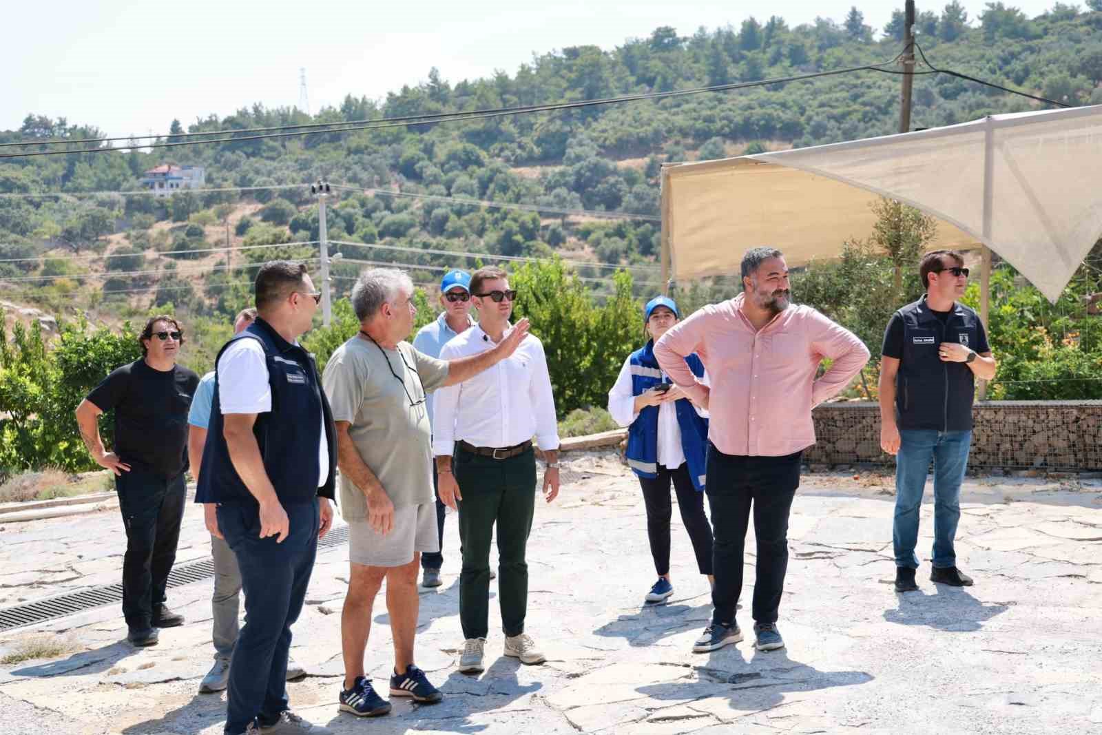 Başkan Mandalinci’den Dereköy ve Dağbelen’de saha mesaisi