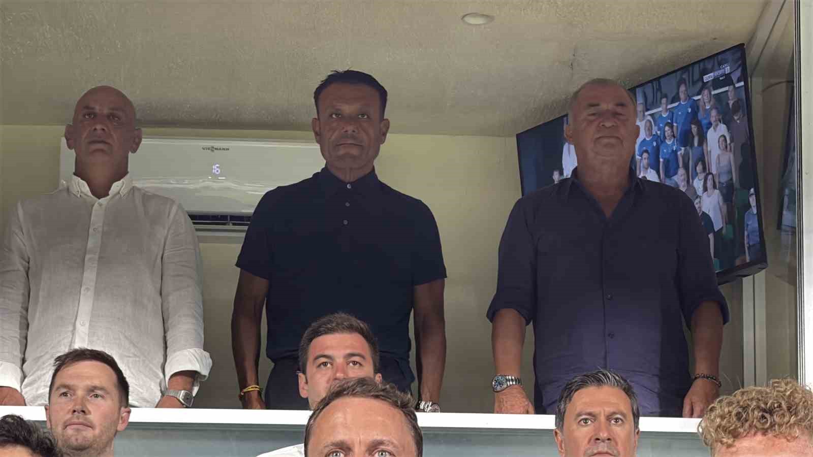 Fatih Terim, Muğla derbisini tribünden takip etti