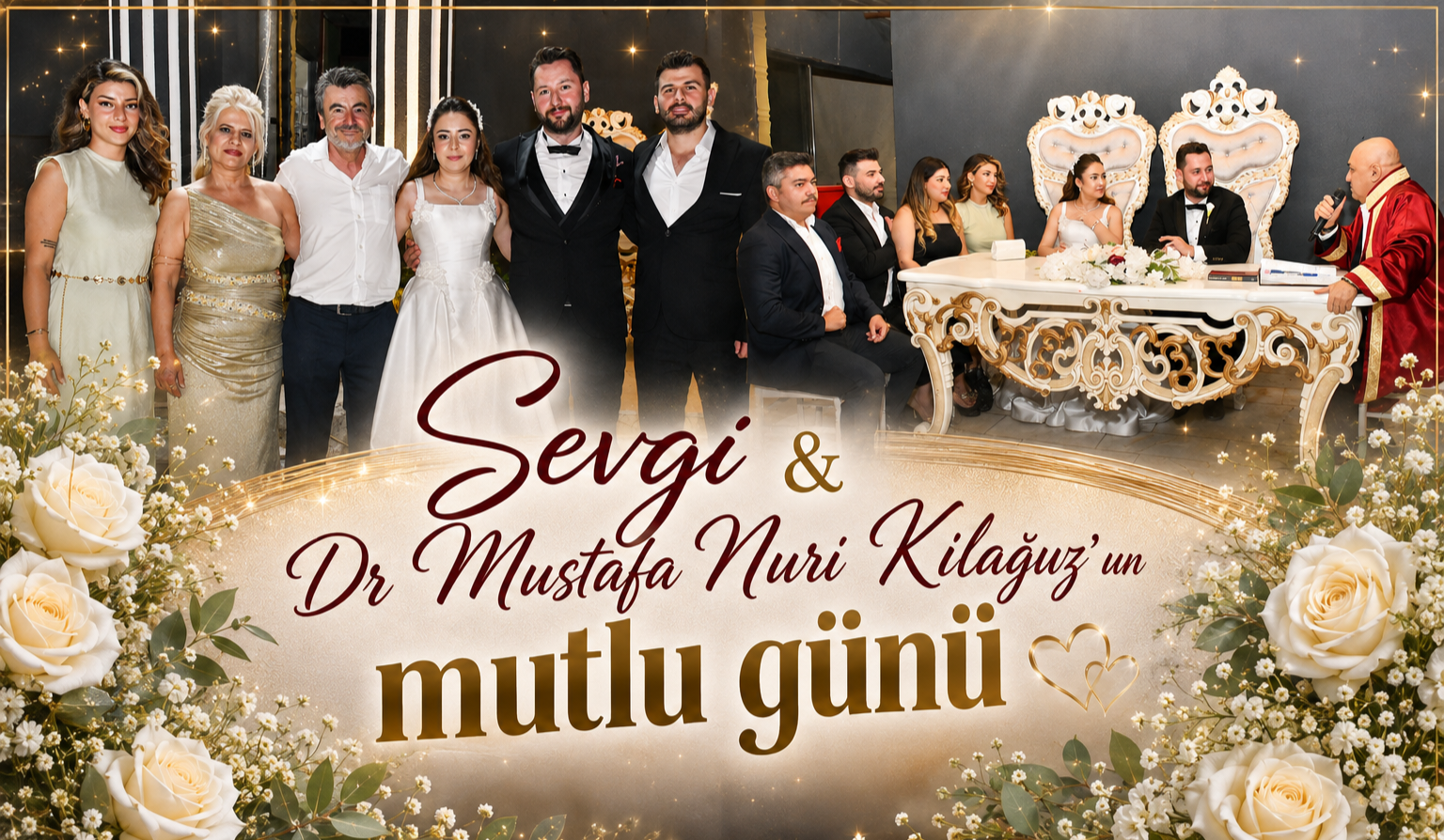 YALIKAVAK’IN SEVİLEN DOKTORU DR. MUSTAFA NURİ KILAĞUZ KIZINI EVLENDİRDİ