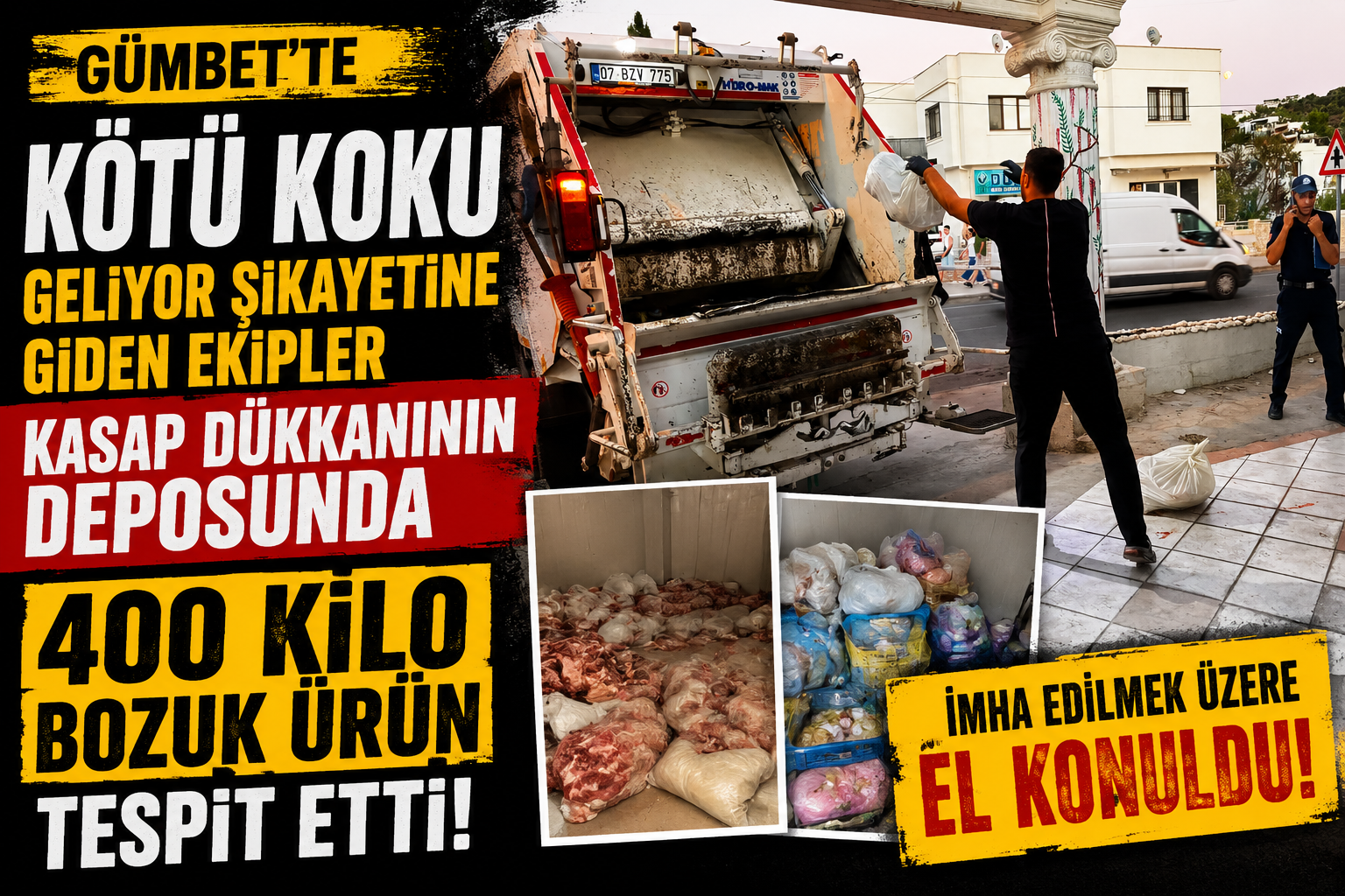 Kötü Koku ihbarına gittiler karşılaştıkları durum hayrete düşürdü