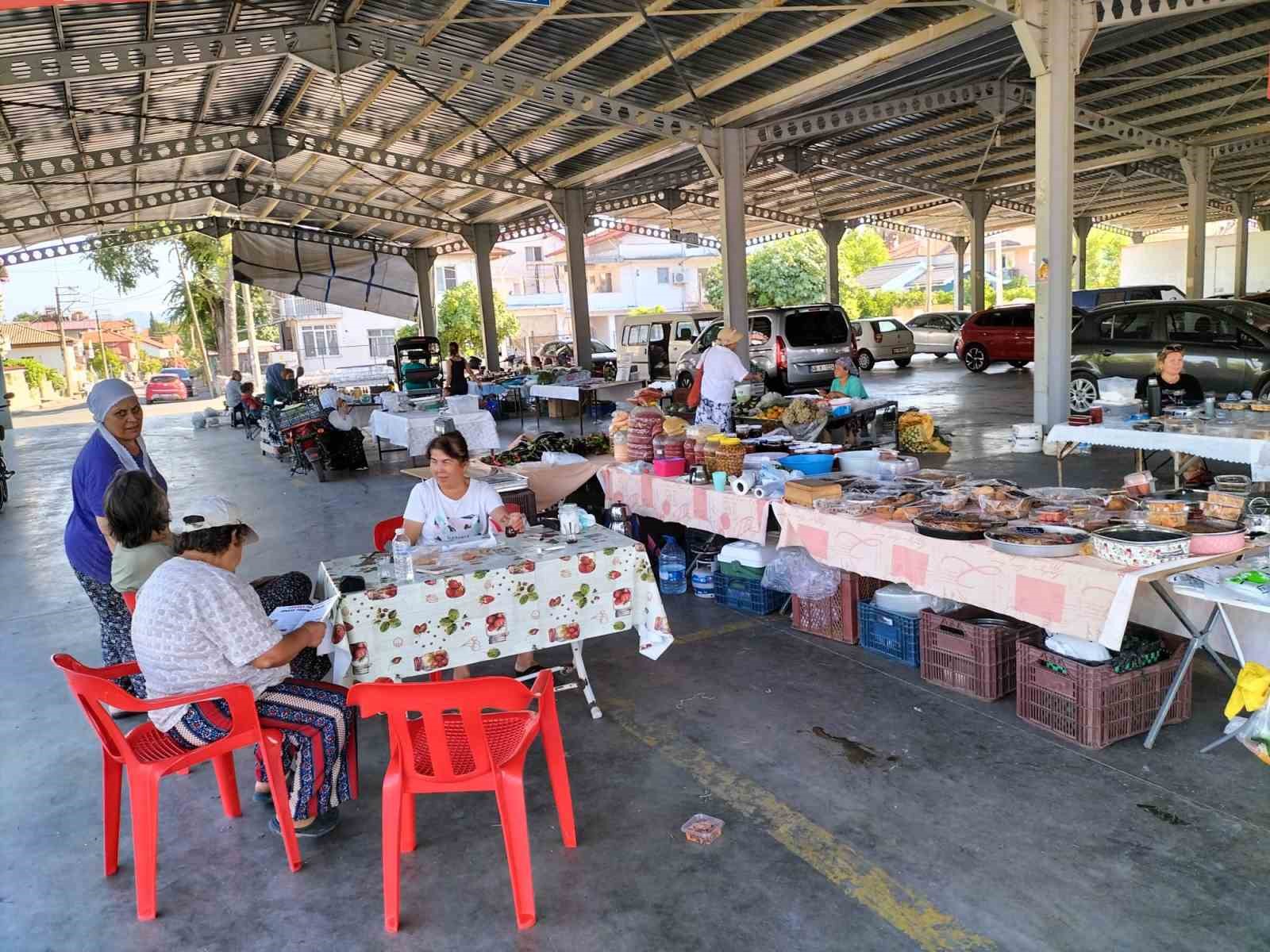 Köyceğiz Kadın Üretici Pazarı aile bütçesine katkı sağlıyor