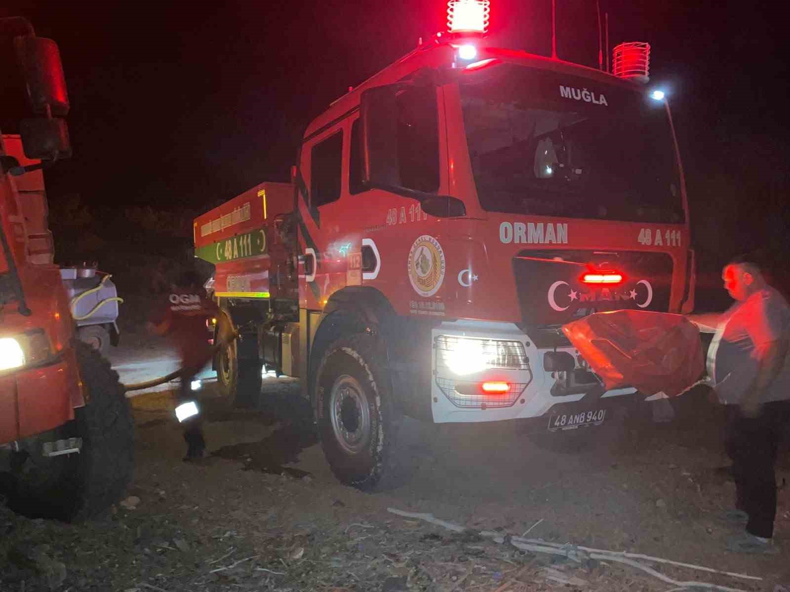 Marmaris’teki orman yangını kontrol altına alındı