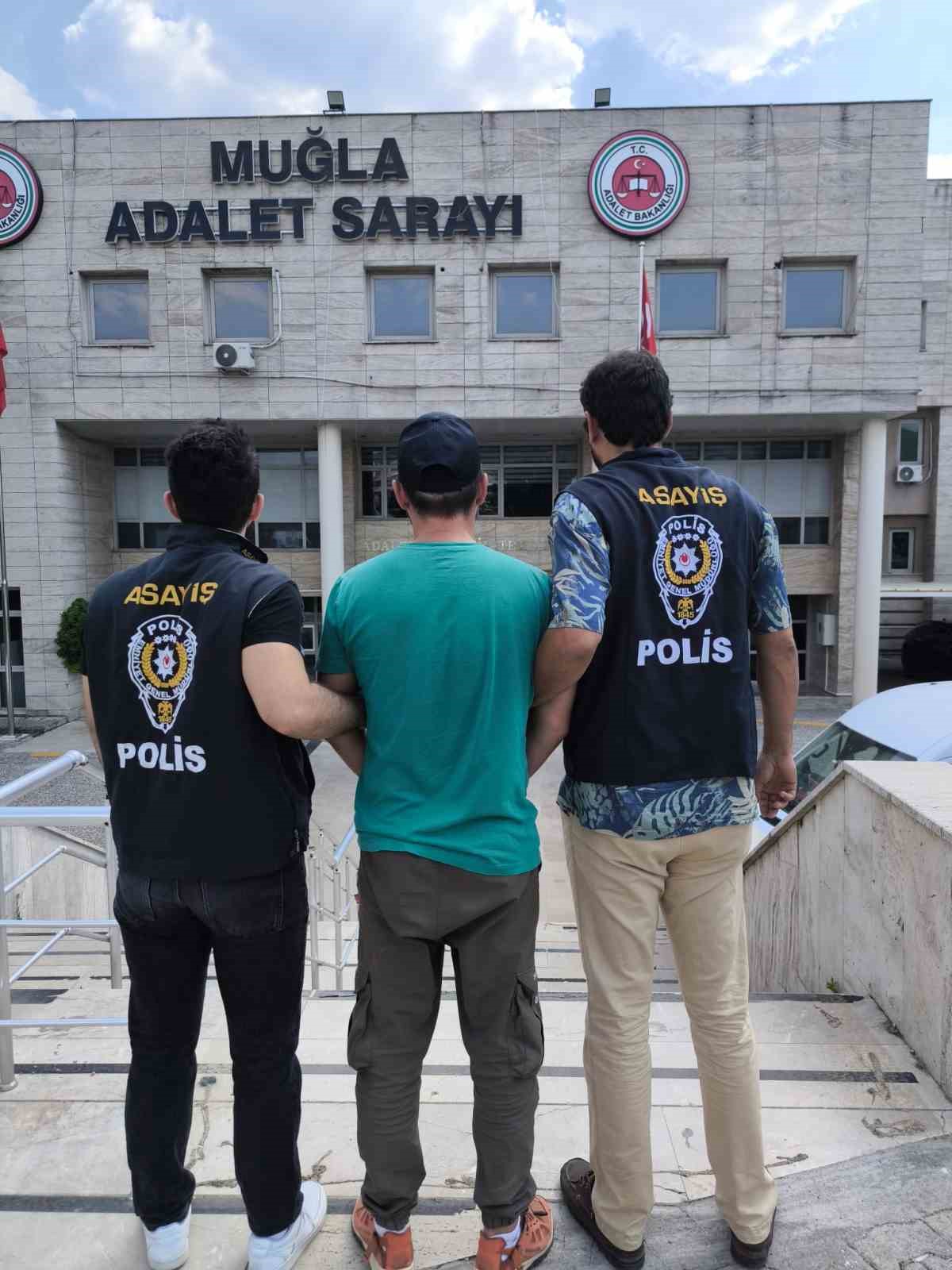 Muğla’da 30 yıl hapis cezası bulunan cinayet zanlısı yakalandı