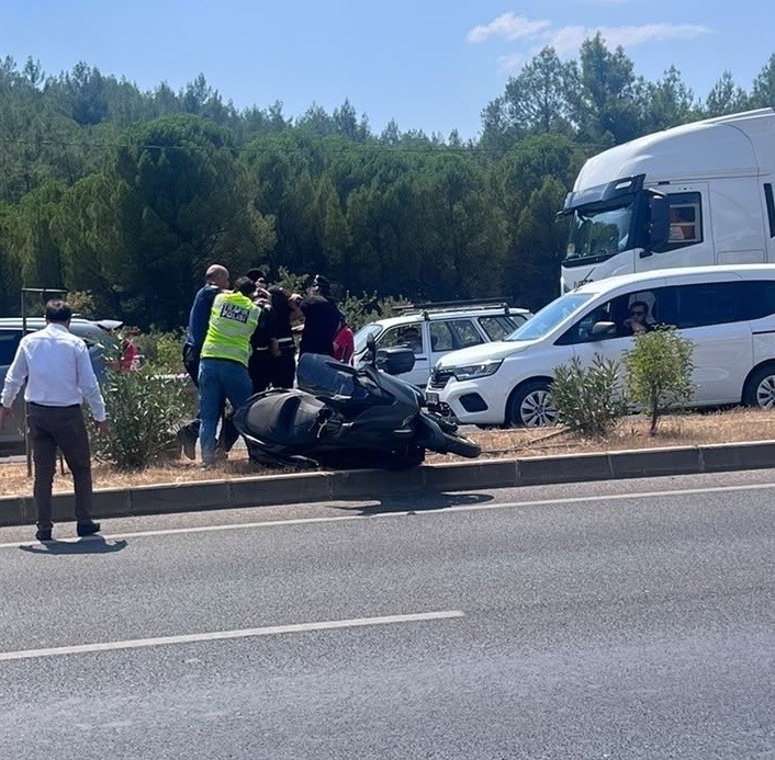 Narkotik denetiminden kaçan motosikletli kıskıvrak yakalandı