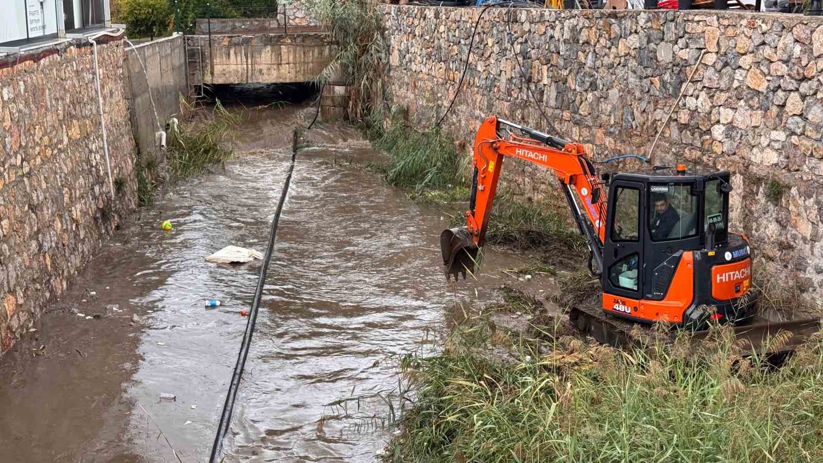 Bodrum’da sağanak alarmı