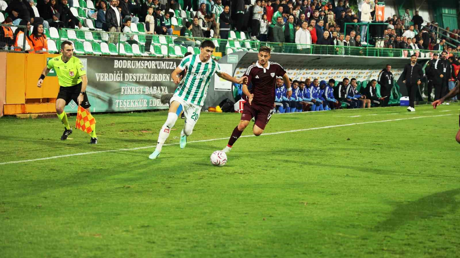 Trendyol 1. Lig: Bodrum FK: 2 – Bandırmaspor: 1