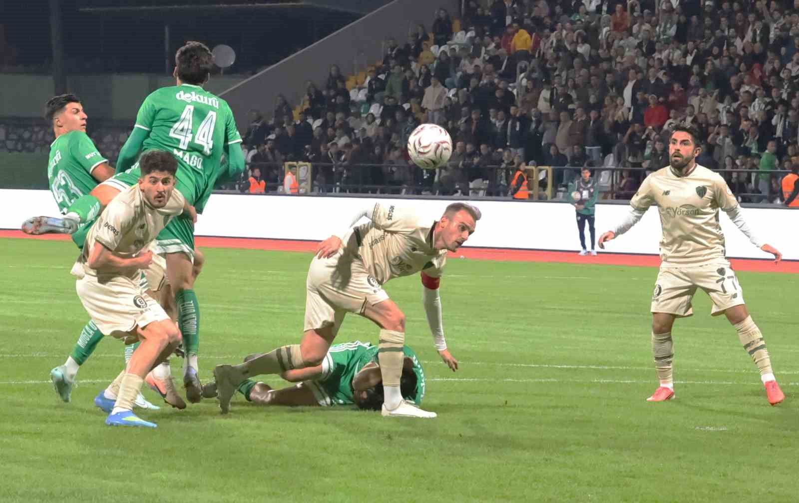 Trendyol 1. Lig: Muğlaspor: 0 – Bursaspor: 3
